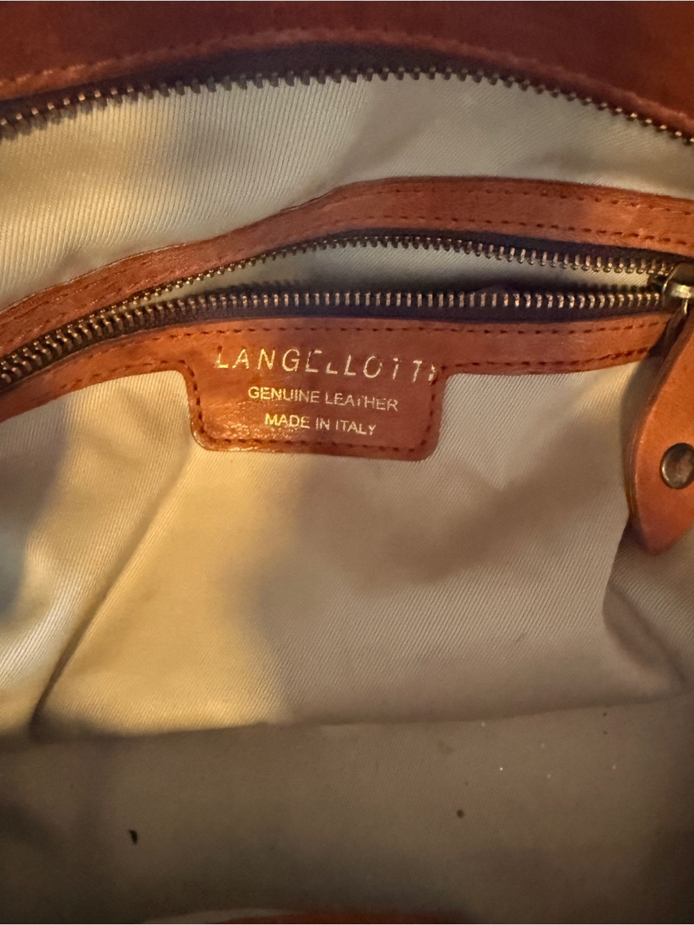 Italian Leather Woven Satchel Bag in Brown - Picture 5 of 6